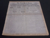 1919 AUGUST 19 NEW YORK TIMES - AUGUST INTERBOROUGH STRIKE ENDED - NT 6960