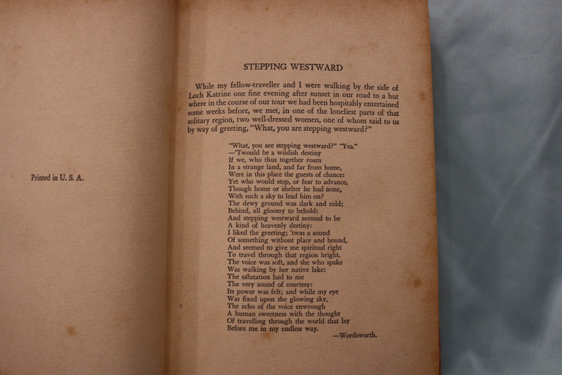 1900'S STEPPING HEAVENWARD HARDCOVER BOOK BY MRS. E. PRENTISS - KD 9630