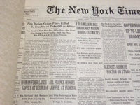 1931 JAN 8 NEW YORK TIMES - FIVE ITALIAN OCEAN FLIERS KILLED AFRICA - NT 7052