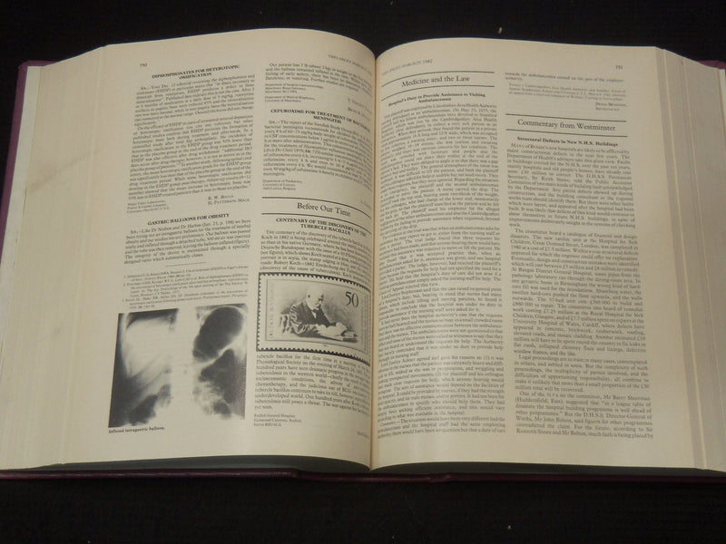 1982-1984 LANCET MAGAZINE BOUND VOLUMES LOT OF 4 - KD 37