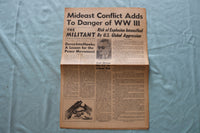 1962-1967 THE MILITANT NEWSPAPER - LOT OF 4 - K 3300