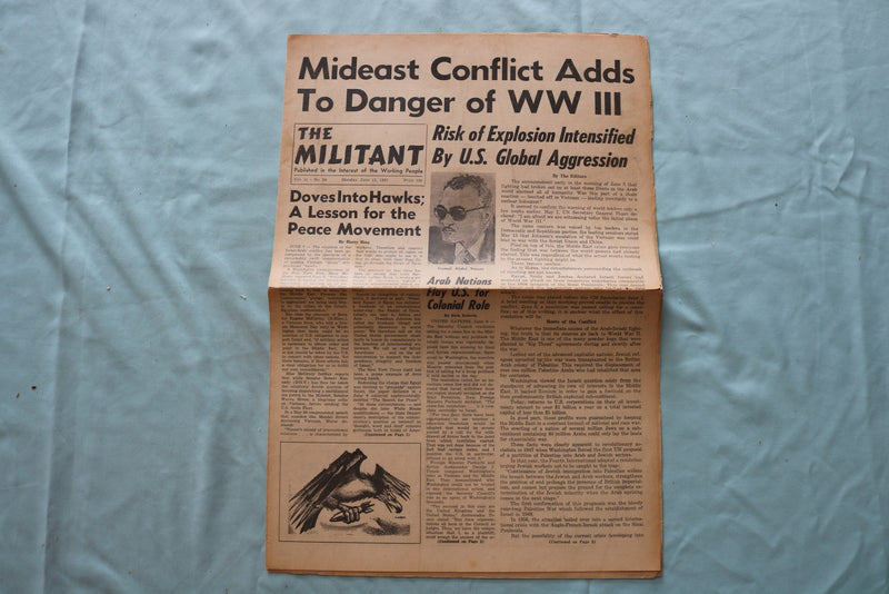 1962-1967 THE MILITANT NEWSPAPER - LOT OF 4 - K 3300