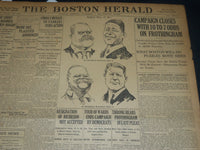 1911 NOVEMBER 7 THE BOSTON HERALD -CAMPAIGN CLOSES FROTHINGHAM FAVORITE - BH 171