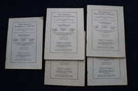 1937 THE AMERICAN MATHEMATICAL MONTHLY MAGAZINE - LOT OF 5 - O 3480