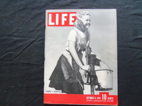 1941 OCTOBER 6 LIFE MAGAZINE - FARMER'S DAUGHTER - L 255