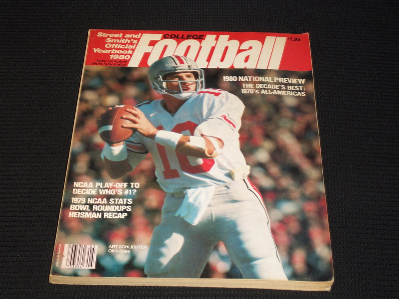 1980 STREET & SMITH'S COLLEGE FOOTBALL MAGAZINE - ART SCHLICHTER - E 7865