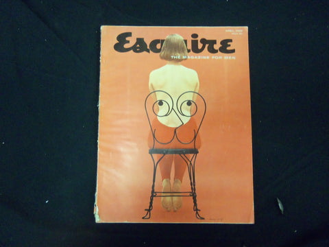 1955 APRIL ESQUIRE MAGAZINE - GREAT COVER, PHOTOS AND ADS - ST 2721