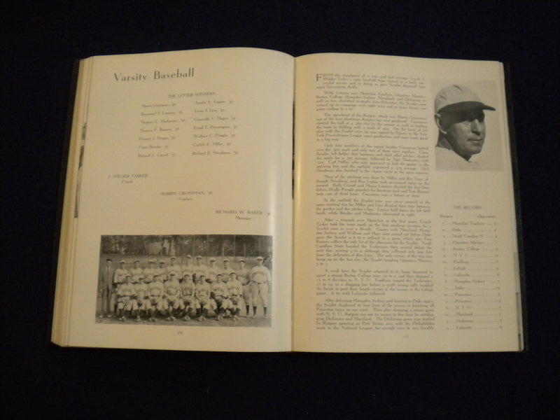 1937 SCARLET LETTER RUTGERS UNIVERSITY YEARBOOK - NEW BRUNSWICK, NJ - YB 2987