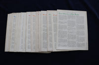 1941 SCIENCE NEWS LETTER - LOT OF 27 - O 3422