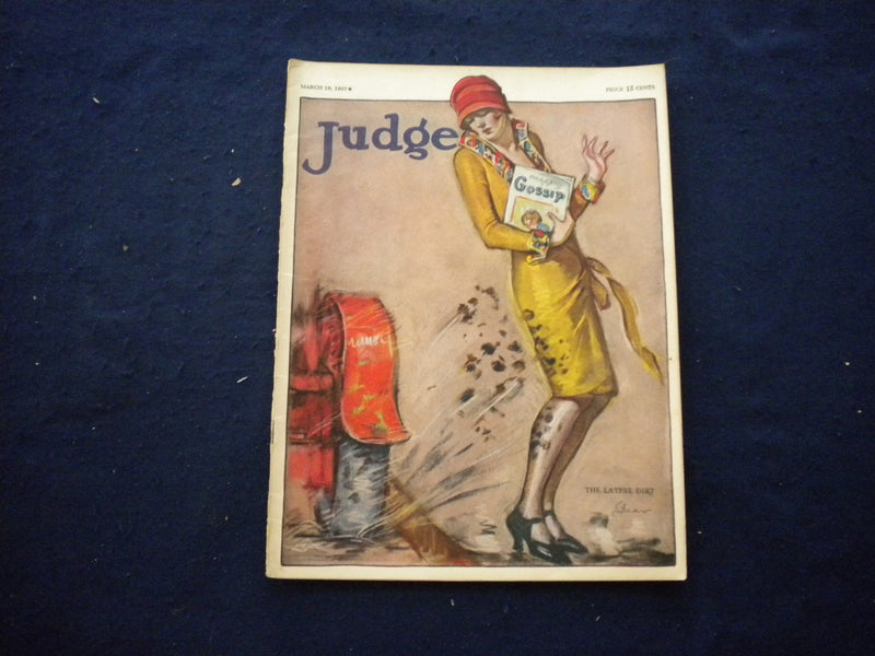 1927 MARCH 19 JUDGE MAGAZINE - THE LATEST DIRT - B 435W