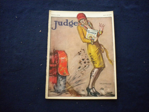 1927 MARCH 19 JUDGE MAGAZINE - THE LATEST DIRT - B 435W