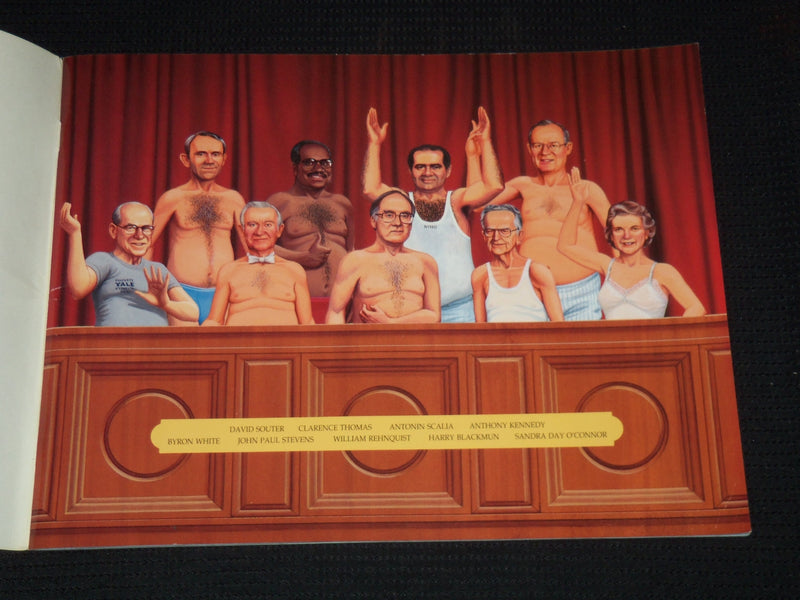 1993 THE SUPREME COURT PAPER DOLL BOOK BY DOUG MAYER - BECKER - J 7878