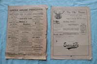 1890'S-1900'S EARLY THEATRE BROADSIDES - 75+ PIECES - GREAT LOT - K 3327