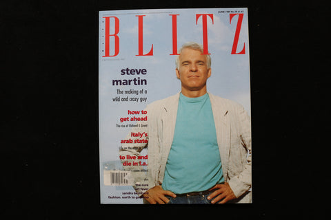 1989 JUNE BLITZ MAGAZINE - STEVE MARTIN COVER - E 24395