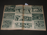 1933 OCTOBER 21 MID-WEEK PICTORIAL MAGAZINE SECTION - GRIDIRON SUPREMECY- J 3225