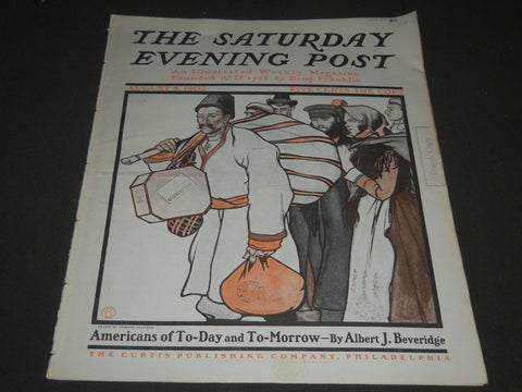 1903 AUGUST 8 THE SATURDAY EVENING POST MAGAZINE - ILLUSTRATED COVER - SP 699