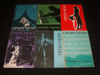 1955 OPERA NEWS MAGAZINE LOT OF 19 DIFFERENT ISSUES - O 2805D