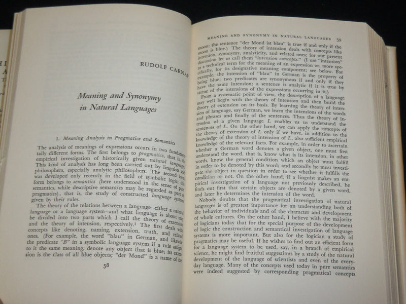 1956 AMERICAN PHILOSOPHERS AT WORK HARDCOVER BOOK BY SIDNEY HOOK - KD 6467