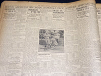 1909 MAY 20 THE BOSTON HERALD - PRESIDENT LOWELL AT HARVARD HELM - BH 401