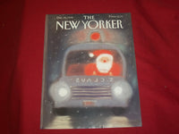 1990 DECEMBER 24 NEW YORKER MAGAZINE FRONT COVER ONLY - GREAT ART FOR FRAMING