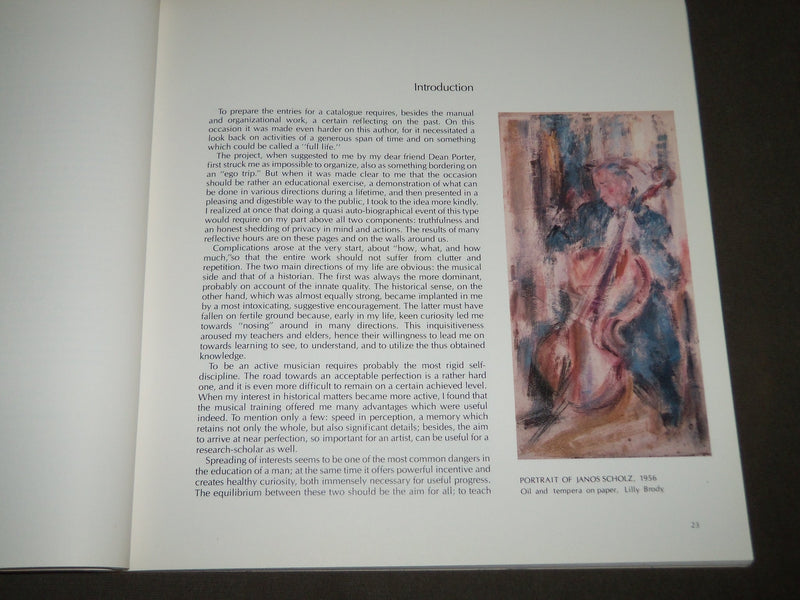 1980 JANOS SCHOLZ MUSICIAN AND COLLECTOR CATALOG - NOTRE DAME - KD 4965