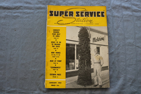 1951 JANUARY SUPER SRICE STATION MAGAZINE - CURIOSITY ROUSERS COVER - SP 5397R