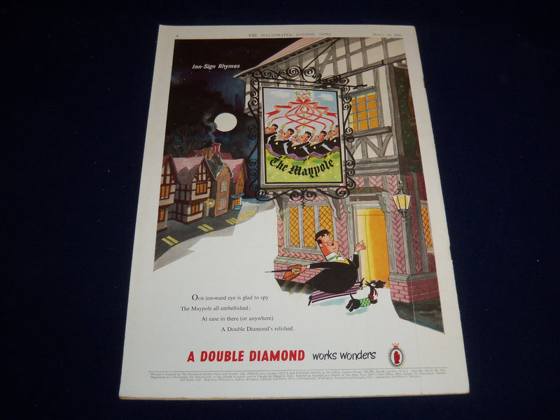 1955 MARCH 19 ILLUSTRATED LONDON NEWS MAGAZINE - ALBERT MEMORIAL - E 8003