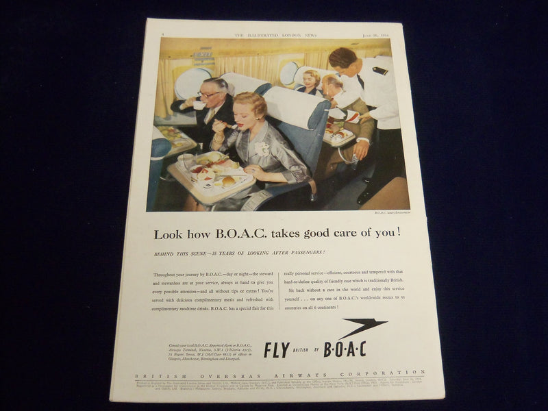 1954 JUNE 26 ILLUSTRATED LONDON NEWS MAGAZINE - ROYAL HUNT CUP - E 8116
