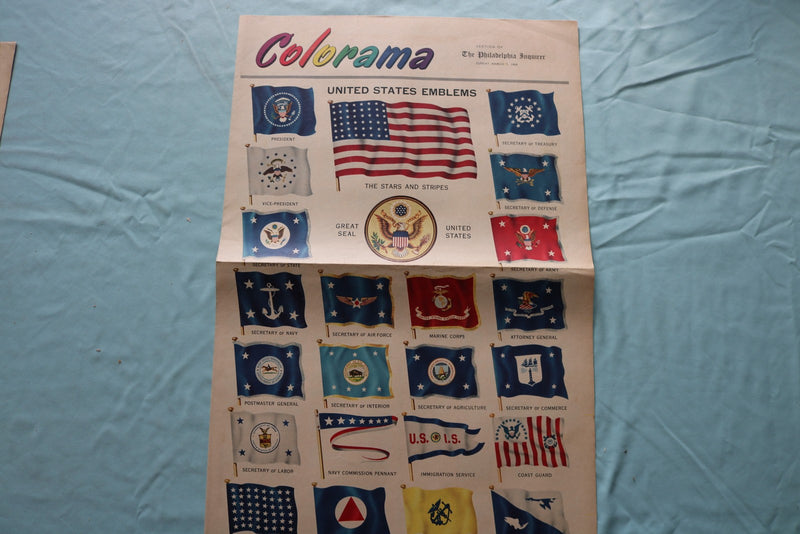 1950'S PHILADELPHIA INQUIRER COLORAMA SECTIONS - MOVIE STARS -LOT OF 18- NP 9232
