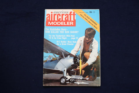 1969 FEB AMERICAN AIRCRAFT MODELER MAGAZINE - STEARMAN CADET COVER - E 11348