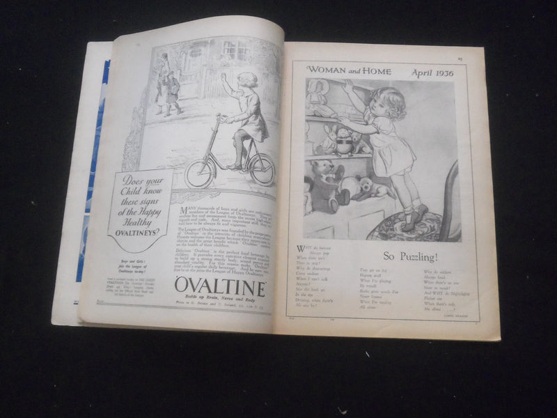1936 APRIL WOMAN AND HOME MAGAZINE - OWNER GONE ABROAD BY RUBY AYRES - SP 6311A