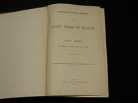 1899 NY STATE DEPARTMENT OF HEALTH 20TH ANNUAL REPORT VOLUME NO. 2 - KD 5898