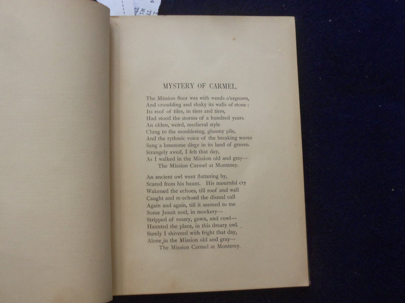 1881 DEBRIS - SELECTIONS FROM POEMS HARDCOVER BOOK BY MADGE MORRIS - KD 8485