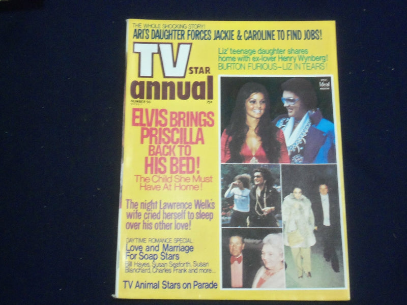 1976 FEBRUARY TV STAR ANNUAL MAGAZINE - ELVIS PRESLEY - PHOTOS - ST 5875