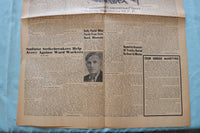1944 MAY 27 THE MILITANT NEWSPAPER - FDR - PLANT SEIZURES - K 3304