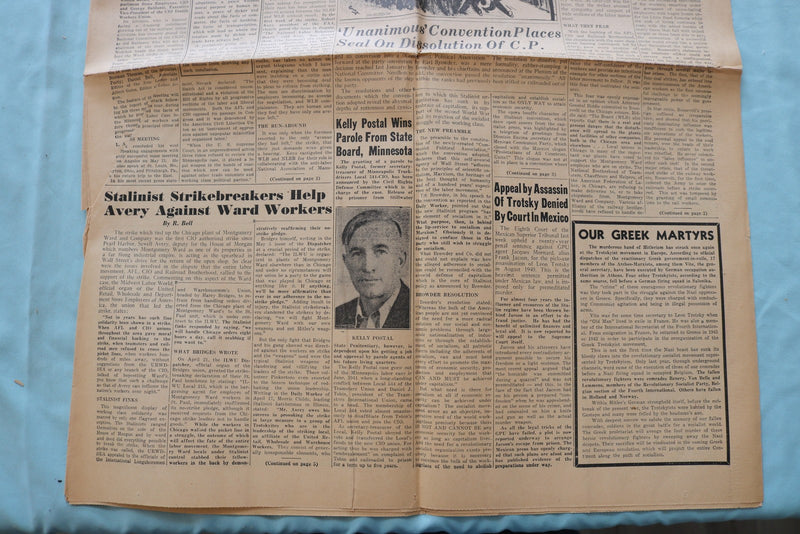 1944 MAY 27 THE MILITANT NEWSPAPER - FDR - PLANT SEIZURES - K 3304