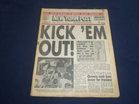1980 AUG 7 NEW YORK POST NEWSPAPER -IRANIAN MILITANTS TRAPPED IN MOSQUE- NP 5571