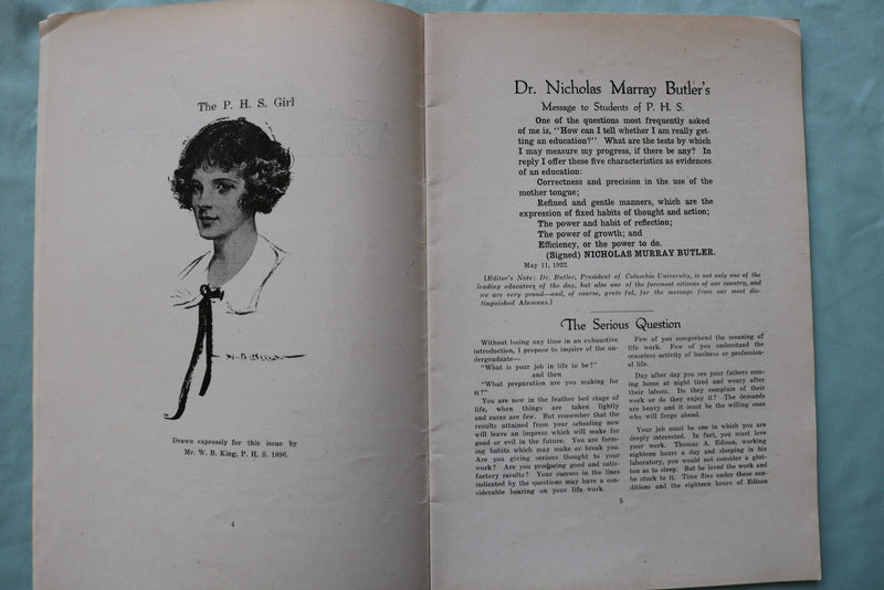 1911-1925 PATTERSON, NJ HIGH SCHOOL - SPECTATOR MAGAZINES - LOT OF 8 - K 3349