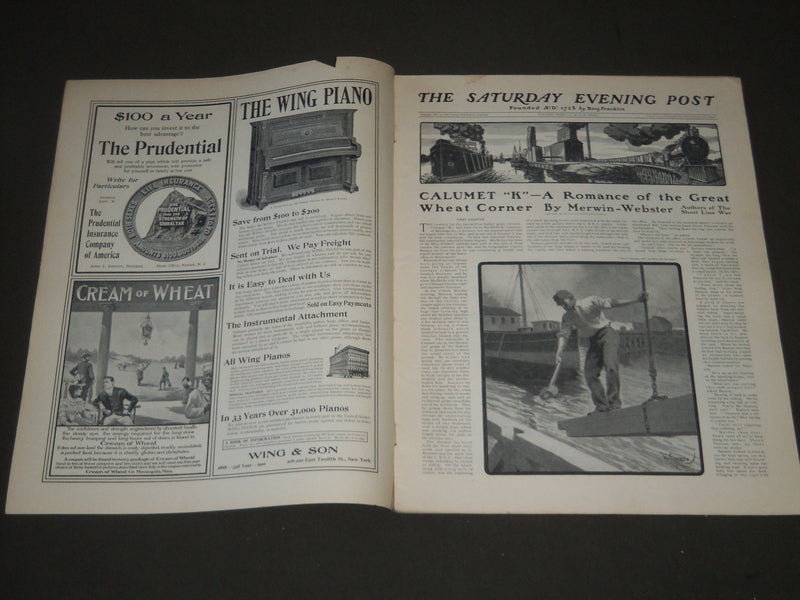 1901 MAY 25 THE SATURDAY EVENING POST MAGAZINE - ILLUSTRATED COVER - SP 534