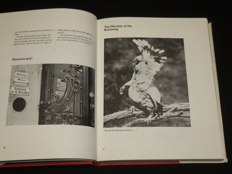 1972 DEUTSCHLAND DEUTSCHLAND UBER ALLES HARDCOVER BOOK BY TUCHOLSKY - R 708P