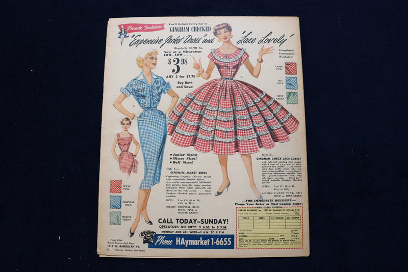 1957 FEB 10 CHICAGO SUN-TIMES MIDWEST MAGAZINE - DEBBIE REYNOLDS COVER - E 23344