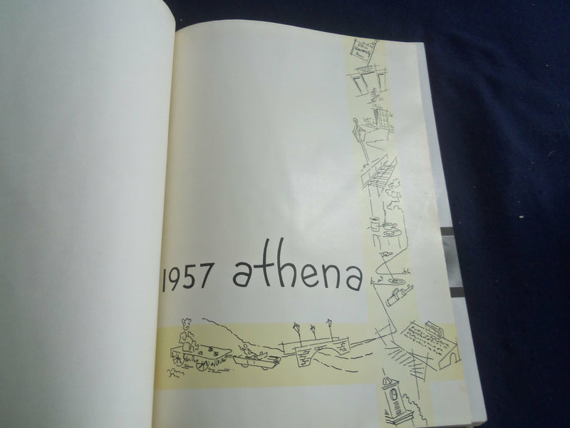 1957 ATHENA OHIO UNIVERSITY YEARBOOK - ATHENS COUNTY, OHIO - YB 2639