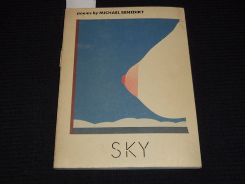 1970 SKY - POEMS SOFTCOVER BOOK BY MICHAEL BENEDIKT - J 7385