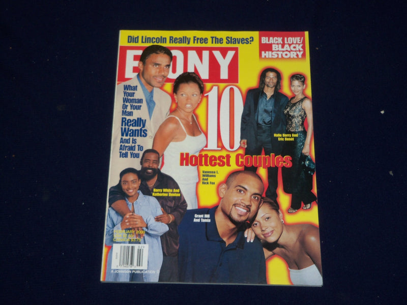 2000 FEBRUARY EBONY MAGAZINE - 10 HOTTEST COUPLES COVER - SP 9538