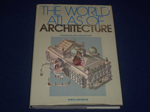 1988 THE WORLD ATLAS OF ARCHITECTURE BY JONH JULIUS NORWICH ILLUSTRATED- KD 2458