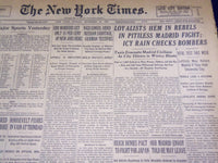 1936 NOV 22 NEW YORK TIMES - LOYALISTS IN REBELS, DIEGO RIVERA ARRESTED- NT 1856