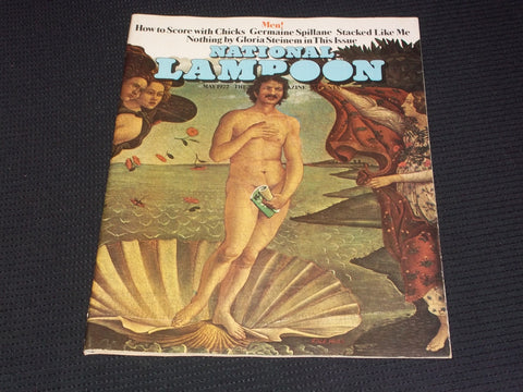 1972 MAY NATIONAL LAMPOON MAGAZINE - MEN! FRONT COVER - E 3261