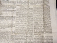 1849 EXETER NEWS LETTER ROCKINGHAM ADVERTISER - NEW HAMPSHIRE LOT OF 2 - K 56