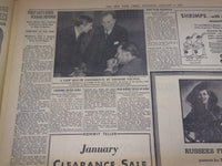 1935 JAN 3 NEW YORK TIMES 10 HAUPTMANN JURORS, 4 WOMEN, QUICKLY CHOSEN - NT 1942