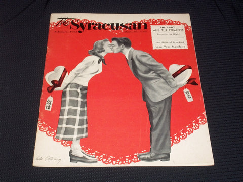 1952 FEBRUARY THE SYRACUSAN MAGAZINE - NICE ILLUSTRATED FRONT COVER - E 4777